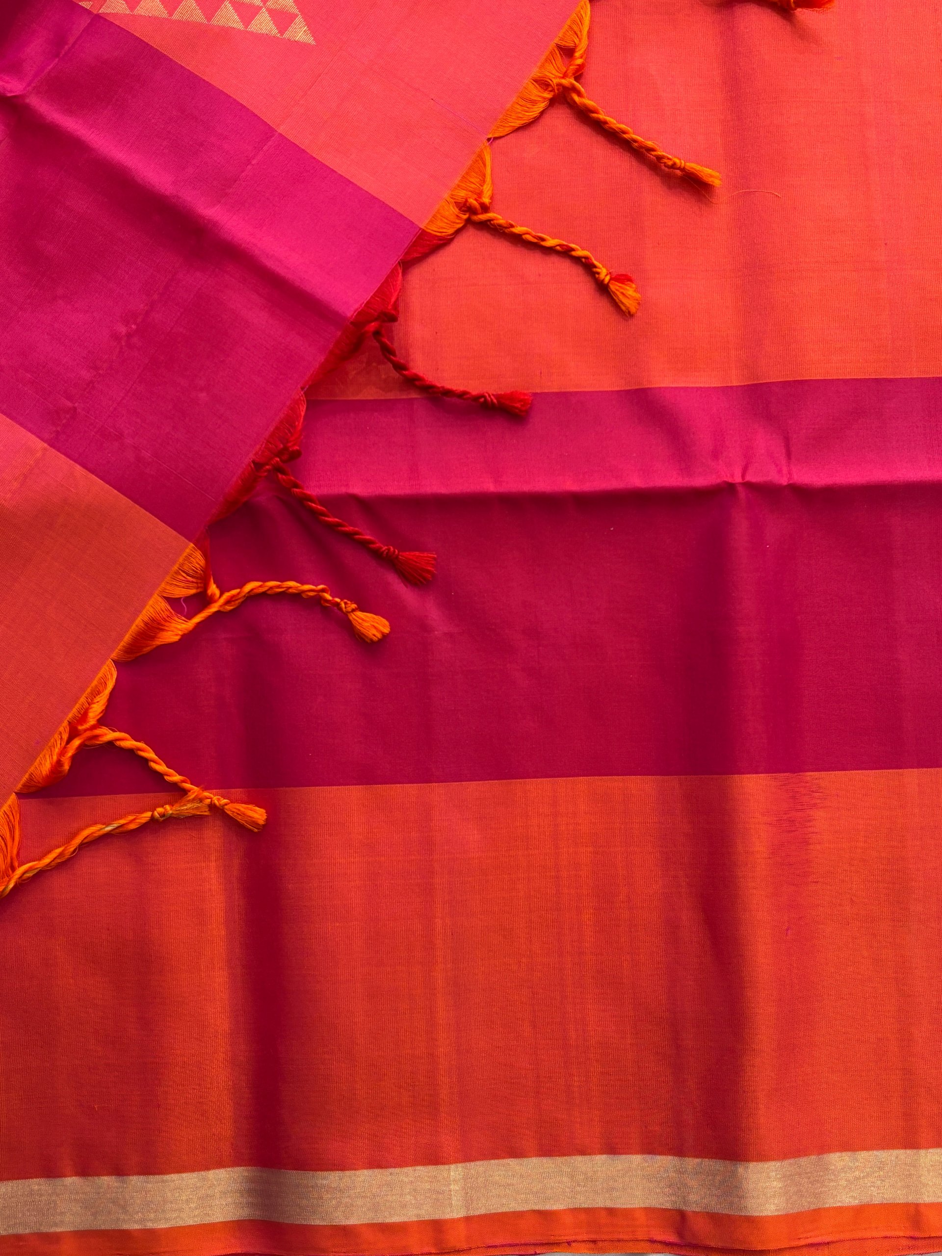 Soft Silk Borderless Mandala Saree - Mauve (Yellow Undertone)