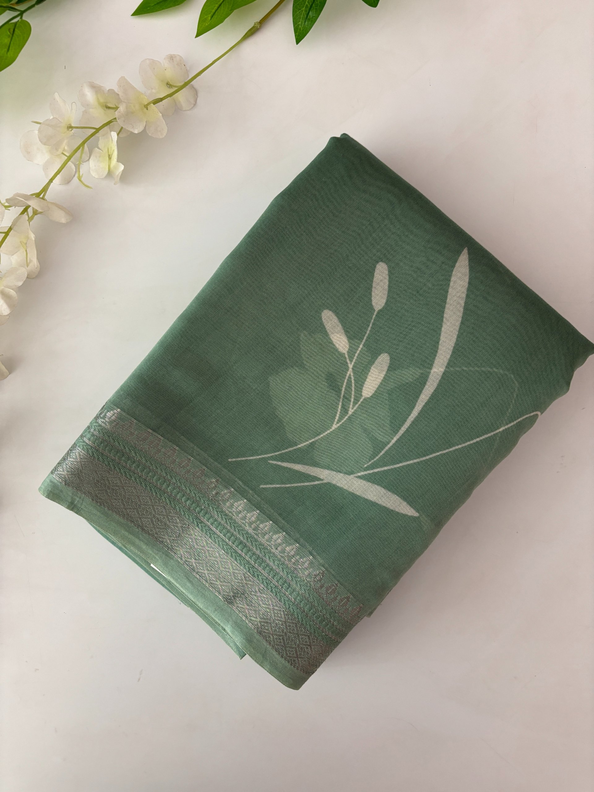 Pastel Chanderi Cotton Saree