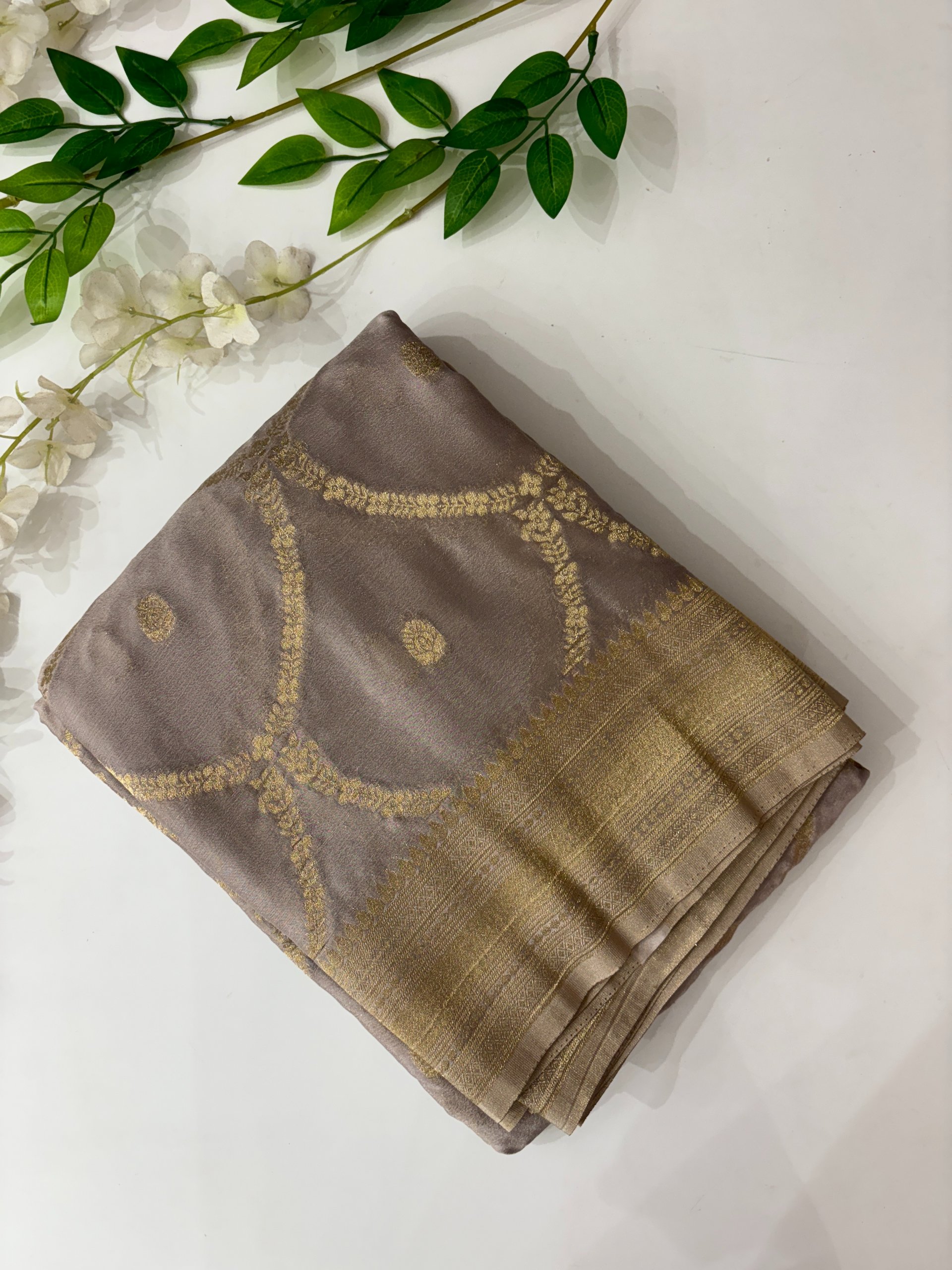 Banarasi Chiffon Crepe Saree