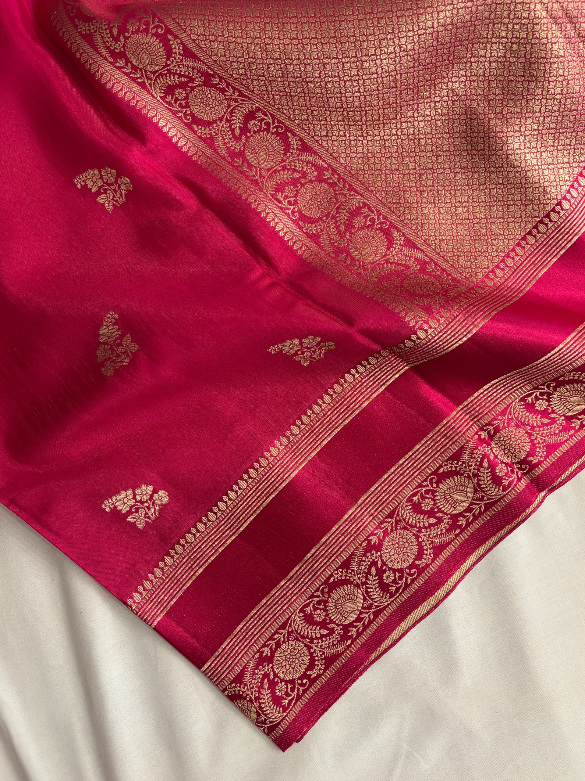 Pink Mashru Silk Saree