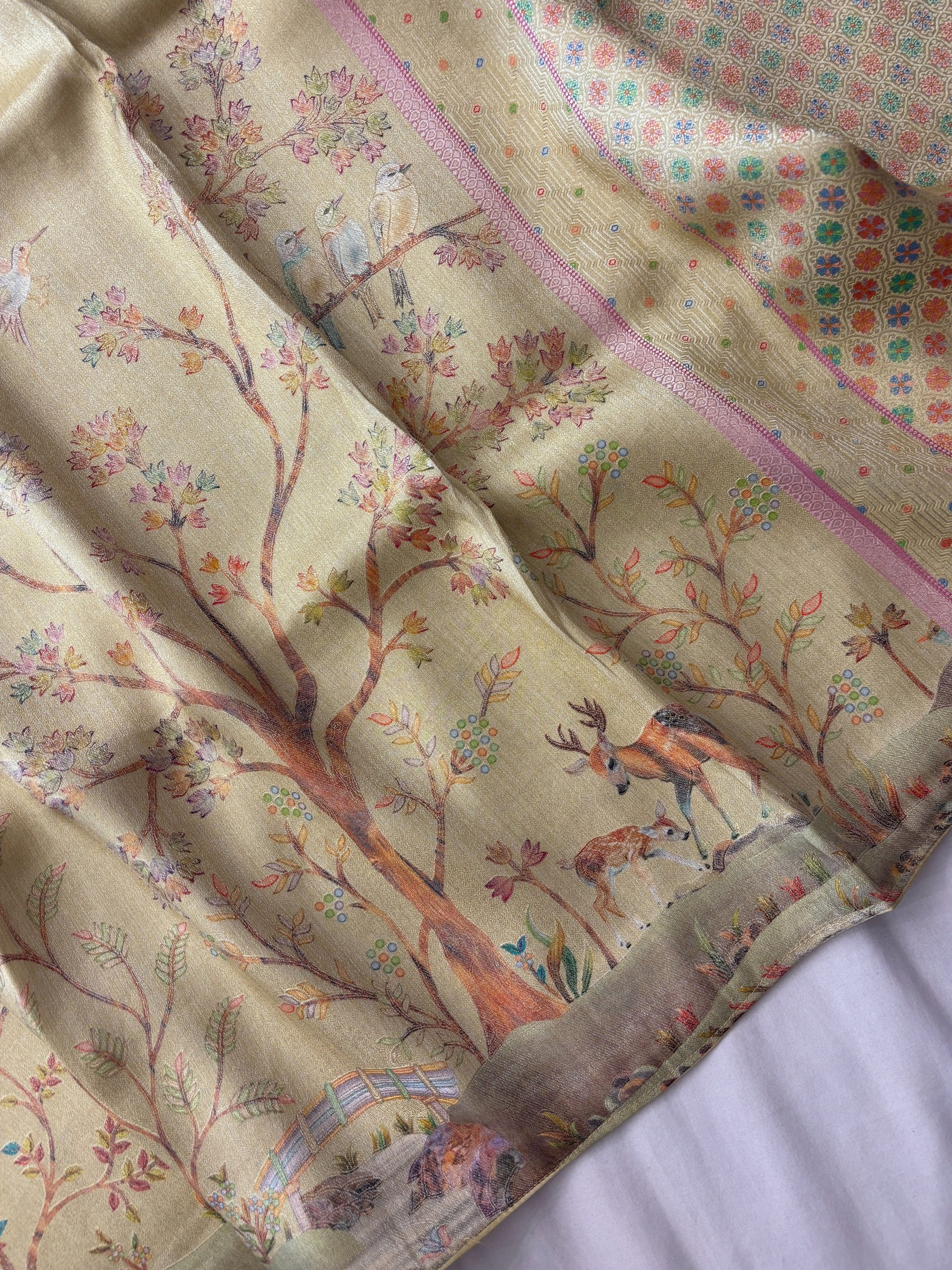 Fancy Tussar Silk Saree
